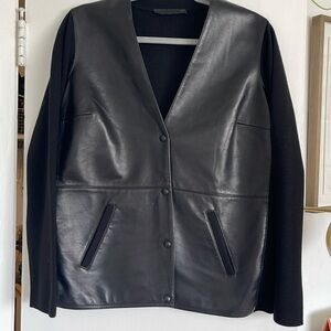 Alexander Wang Leather vested jacket